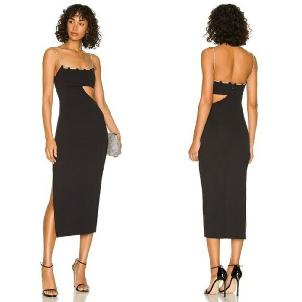 Lovers and Friends Charlotte Midi Dress - Black